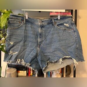 Abercrombie & Fitch The 4” Mom Short High Rise Curve Love